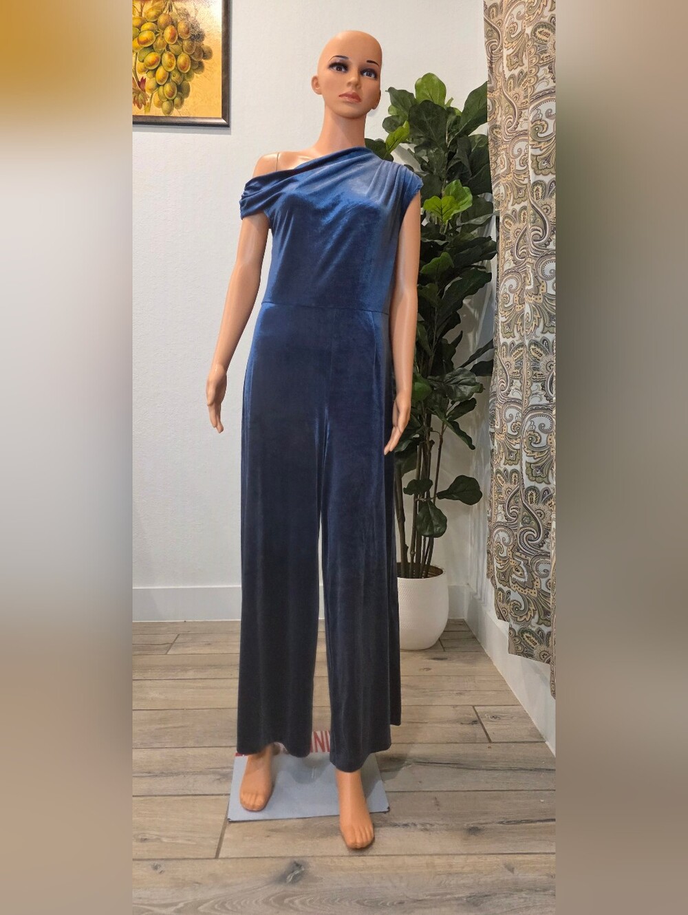 Banana Republic Velvet Jumpsuit Size M